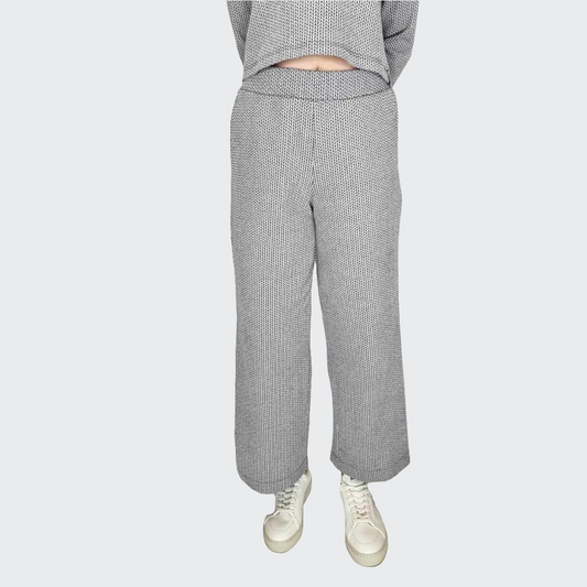 Hose WIDE Struktur grau