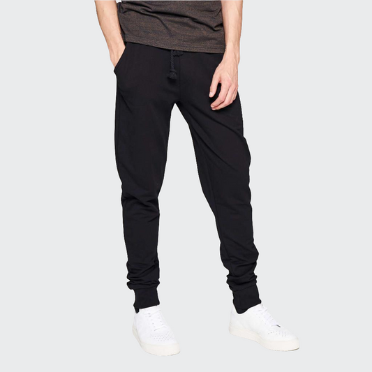 Jogginghose SLIMFIT French Terry schwarz