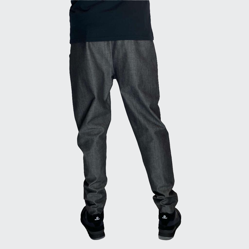 Hose STRAIGHT Denim schwarz/grau