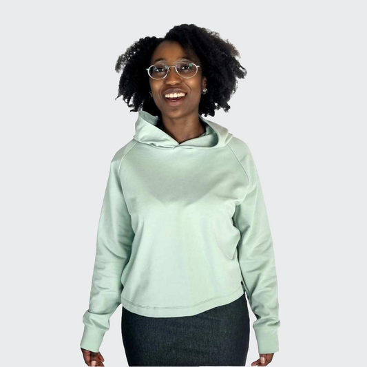 Hoodie BOXY French Terry mint