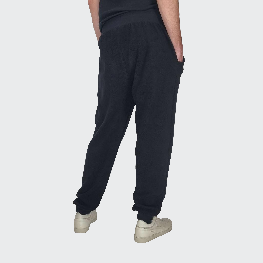 Jogginghose REGULAR Plüsch schwarz