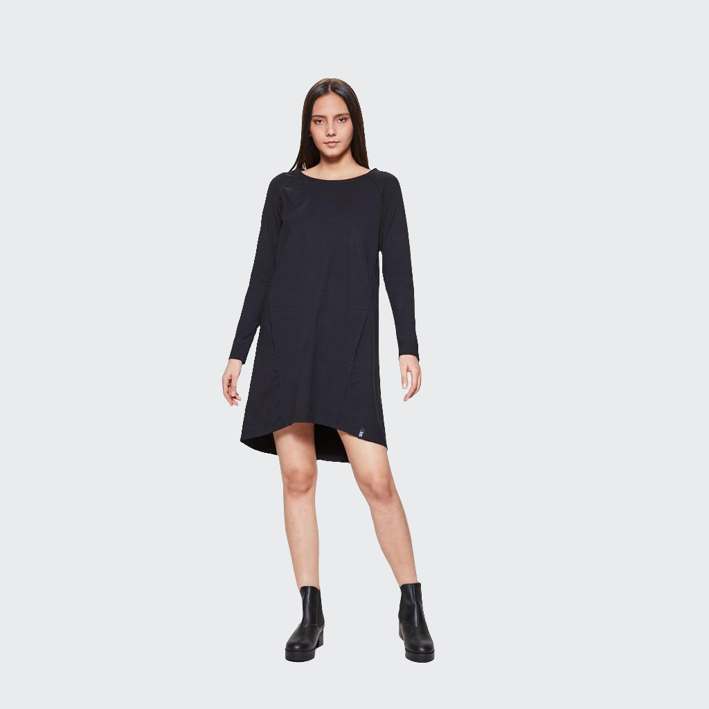 Kleid A-FORM Jersey schwarz