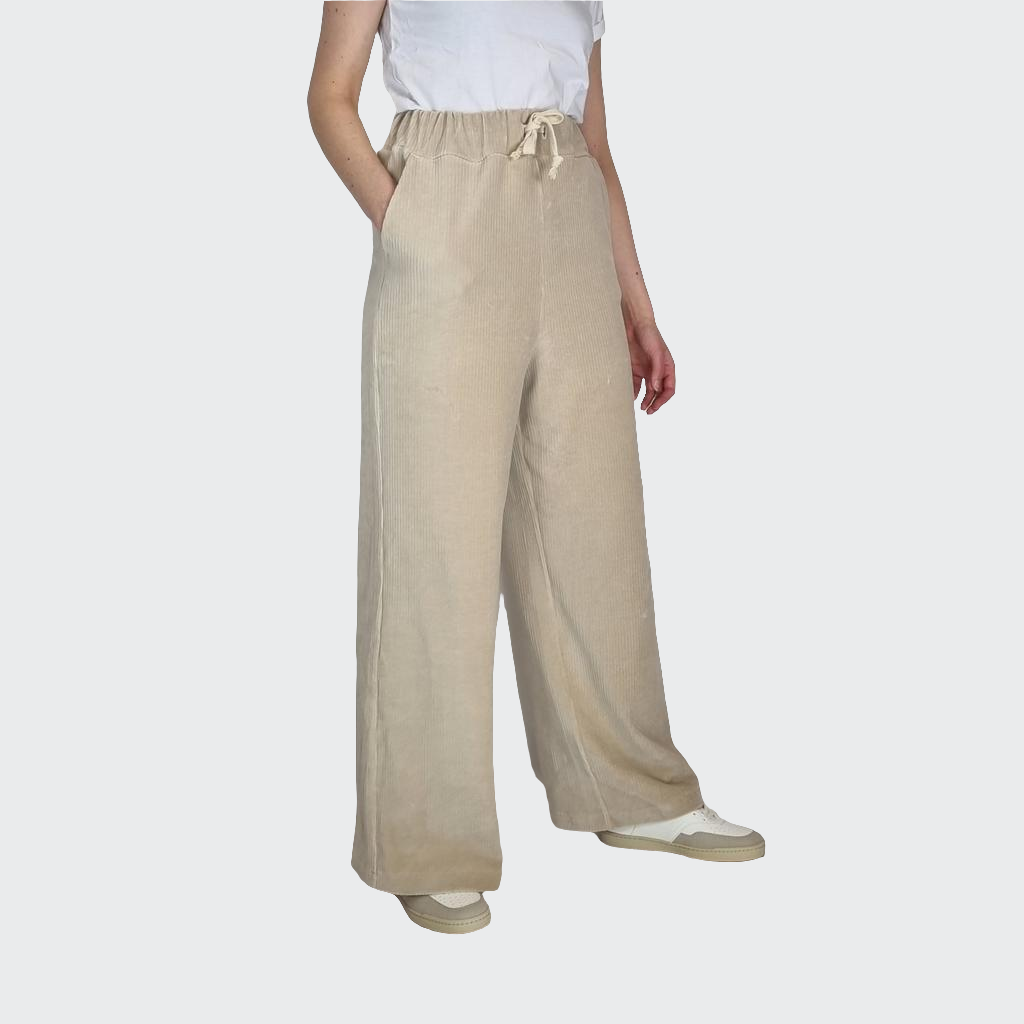 Hose lang EXTRA WIDE Nickicord sand