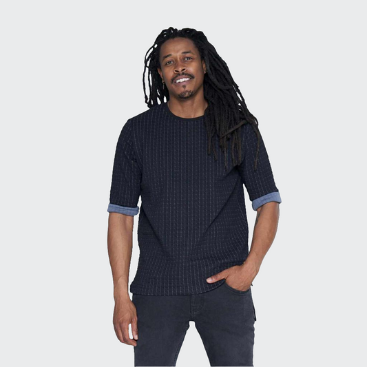 Shirt VOKUHILA Stepp schwarz/grau