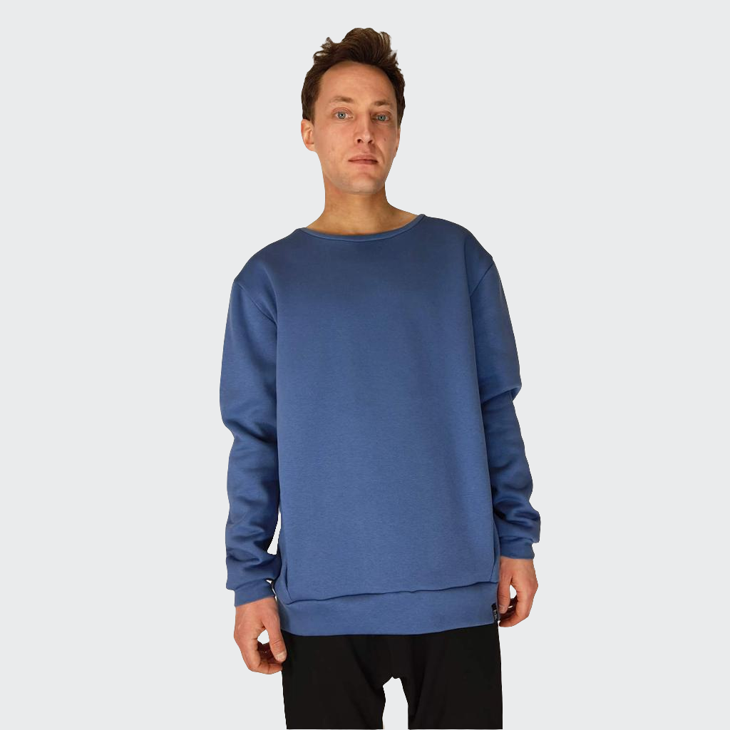 Pullover BÜNDCHEN Heavy Sweat blau