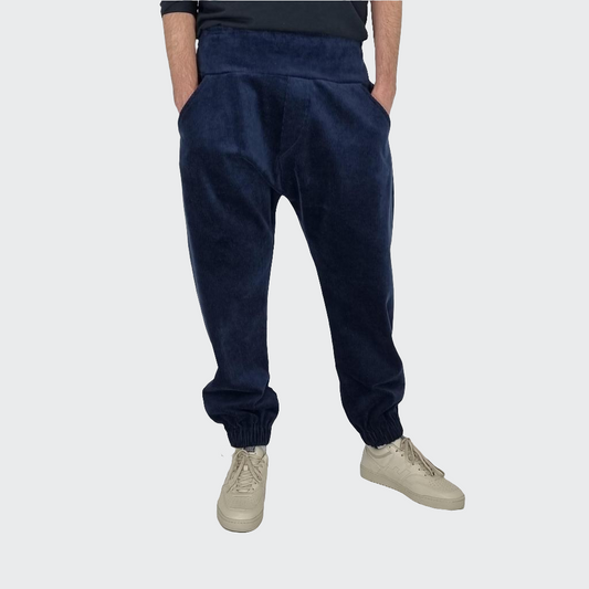 Hose BAGGY Cord navy