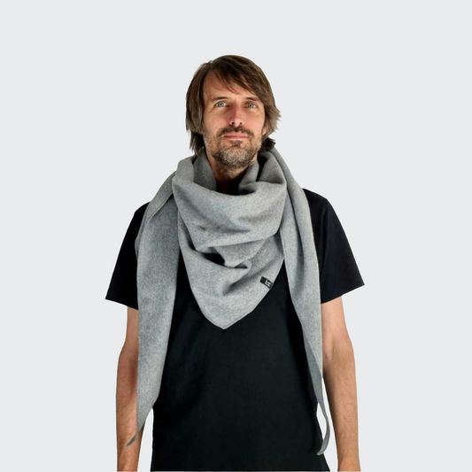 Maxituch BIO-BAUMWOLLFLEECE grau