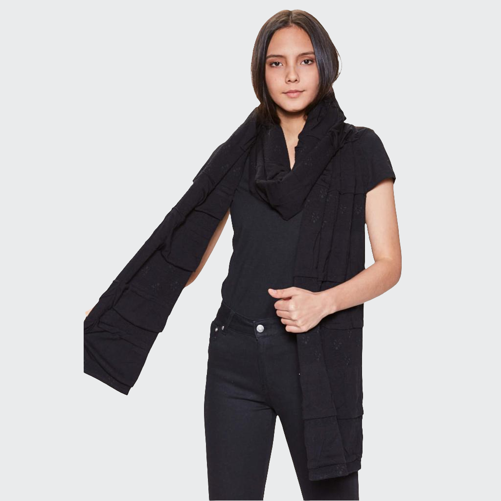 Maxischal UPCYCLING schwarz