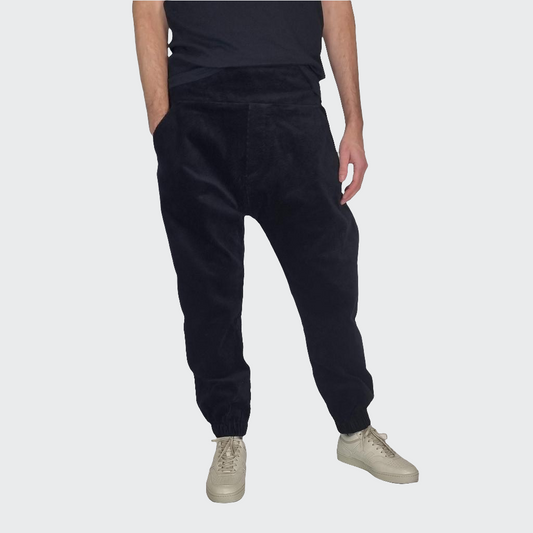 Hose BAGGY Cord schwarz