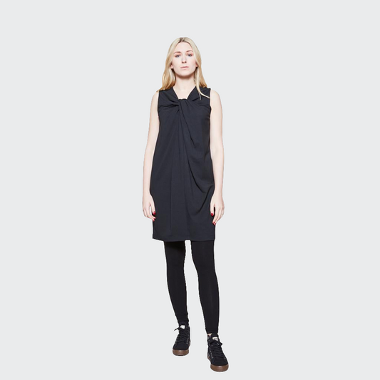 Kleid KNOTEN Jersey schwarz