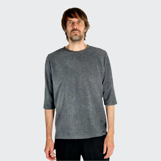 Shirt VOKUHILA Waffelnikki grau